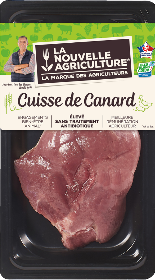 Pack produit de Cuisse de canard Bleu-Blanc-Cœur La Nouvelle Agriculture