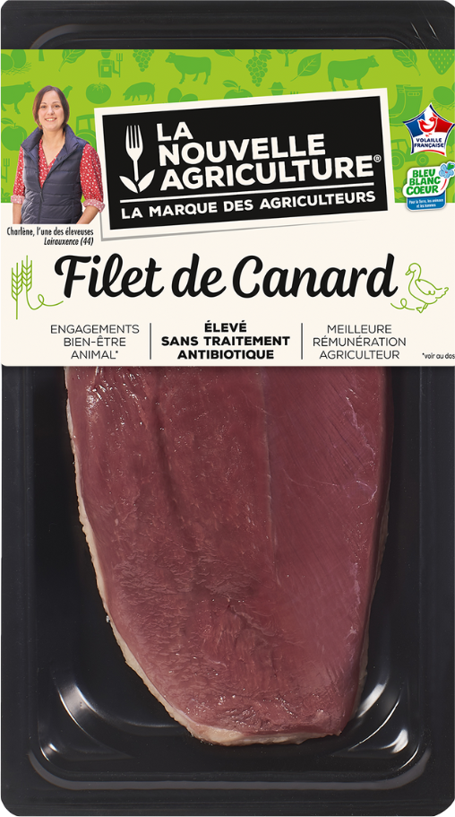 Pack produit de Filet de canard Bleu-Blanc-Cœur La Nouvelle Agriculture