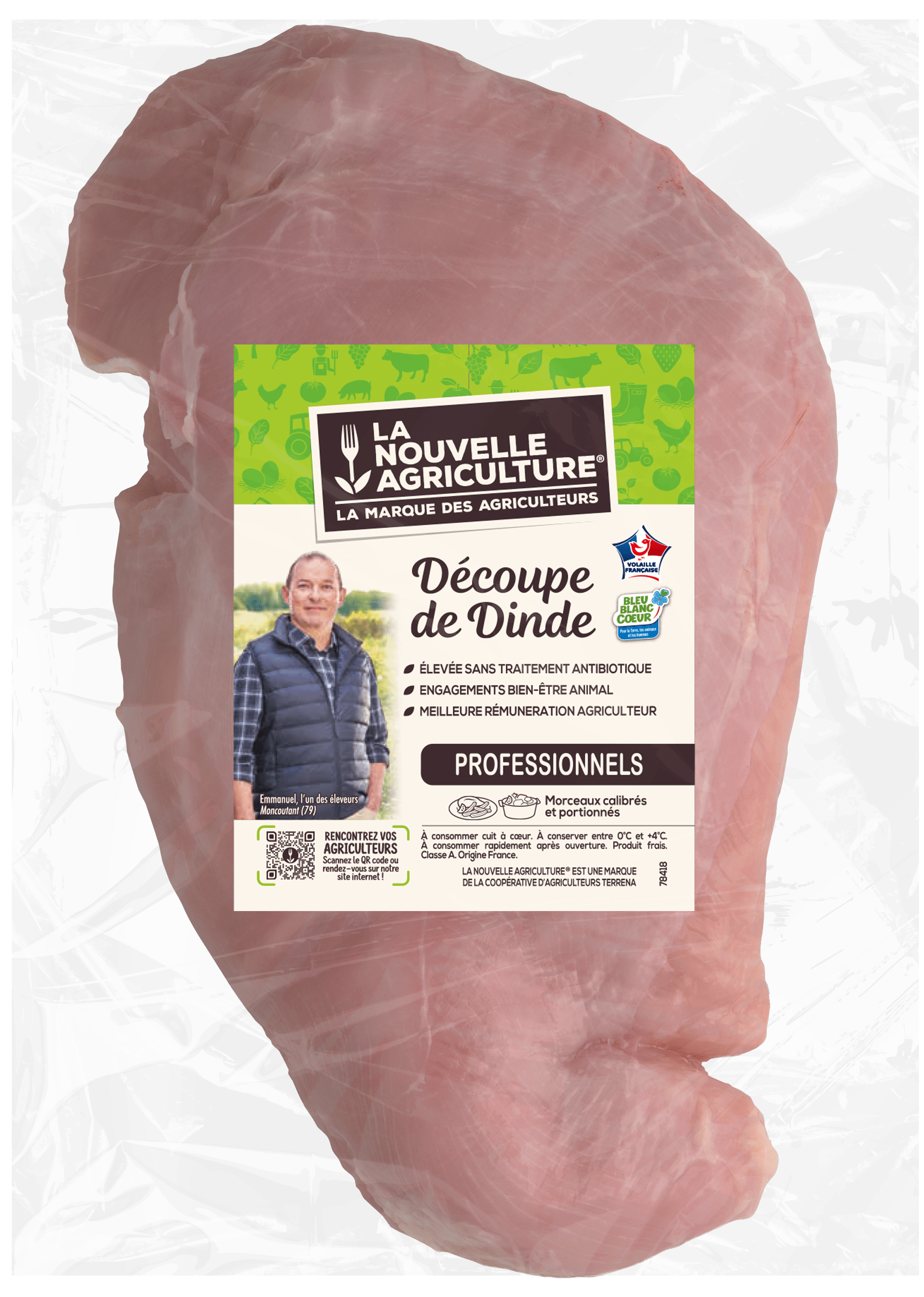 Pack produit de filet de dinde gamme professionnelle La Nouvelle Agriculture