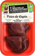 Pack produit de Foies de lapin Bleu-Blanc-Cœur La Nouvelle Agriculture